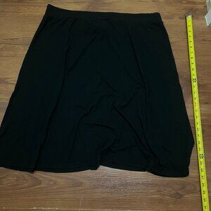 Faded Glory Black Stretch Skirt – Women’s 3X (22W-24W)